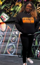 Load image into Gallery viewer, Orange on Black Hoodie
